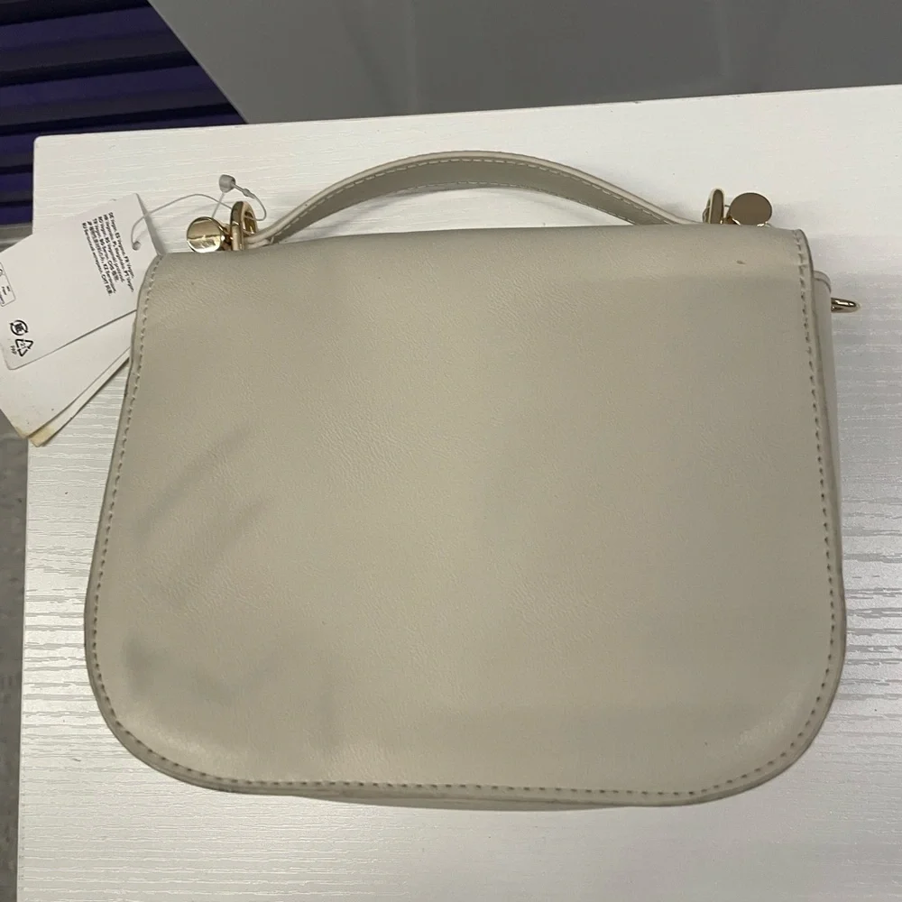 H&M Elegant Cream Shoulder Bag